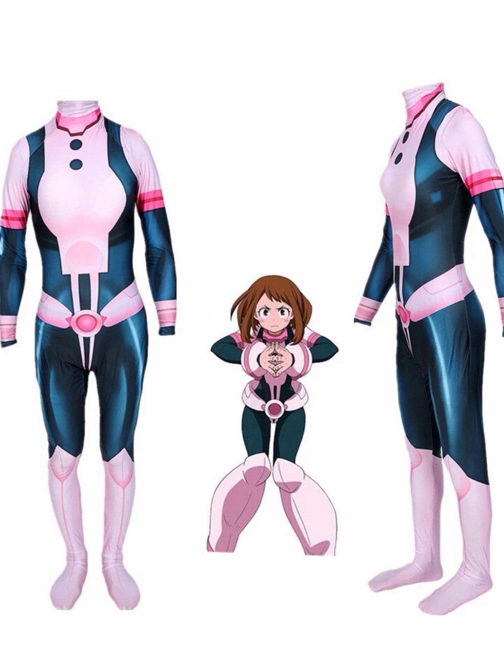 Ochaco Uraraka Coplay Costume Jumpsuit My Hero Academia Size Small